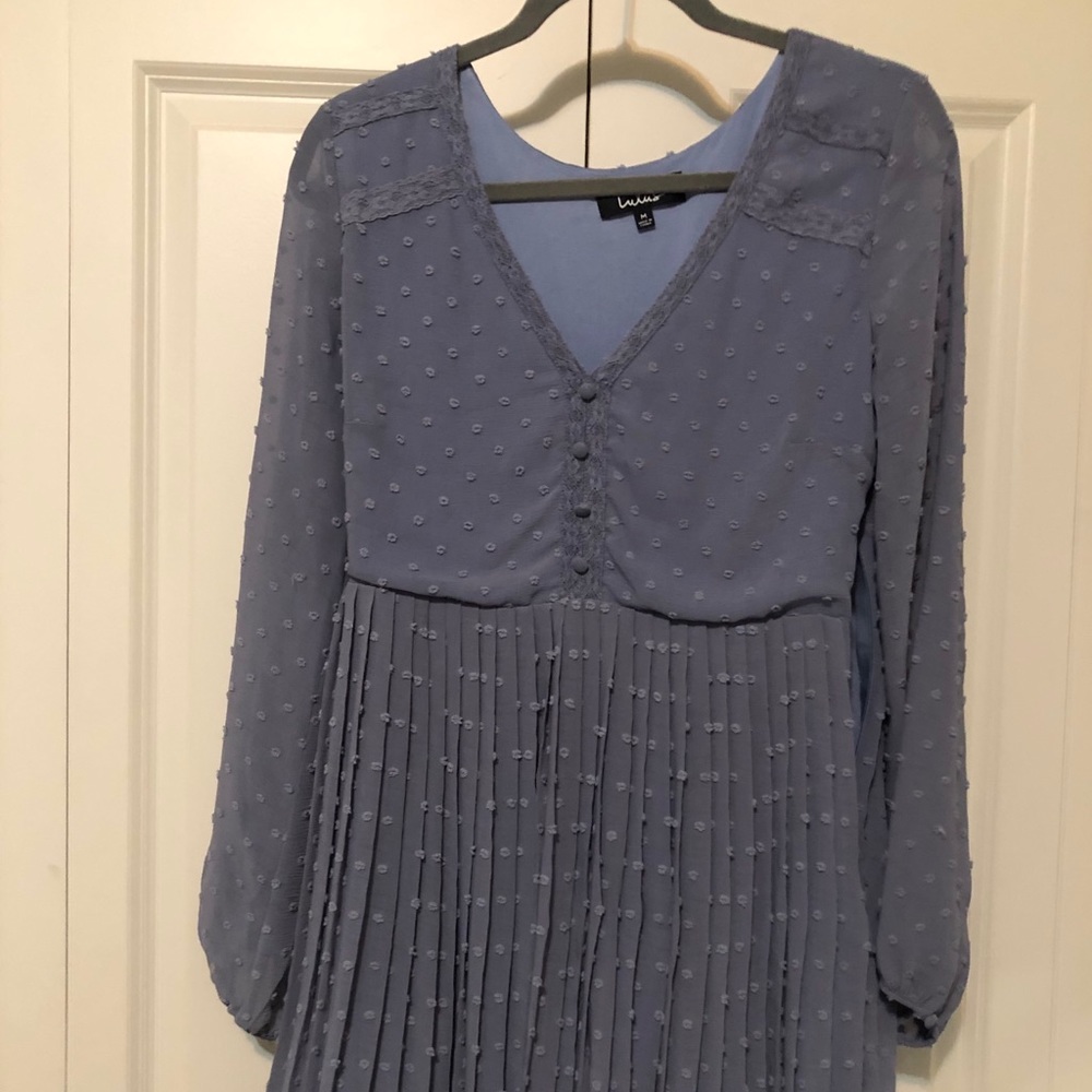 Blue dress